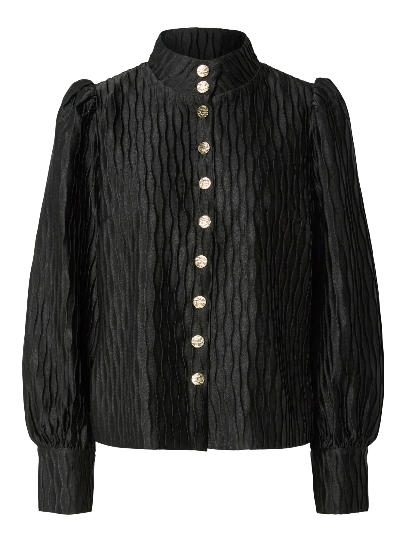 Yasripple Ls Shirt S. - Svart