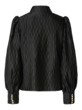 Yasripple Ls Shirt S. - Svart