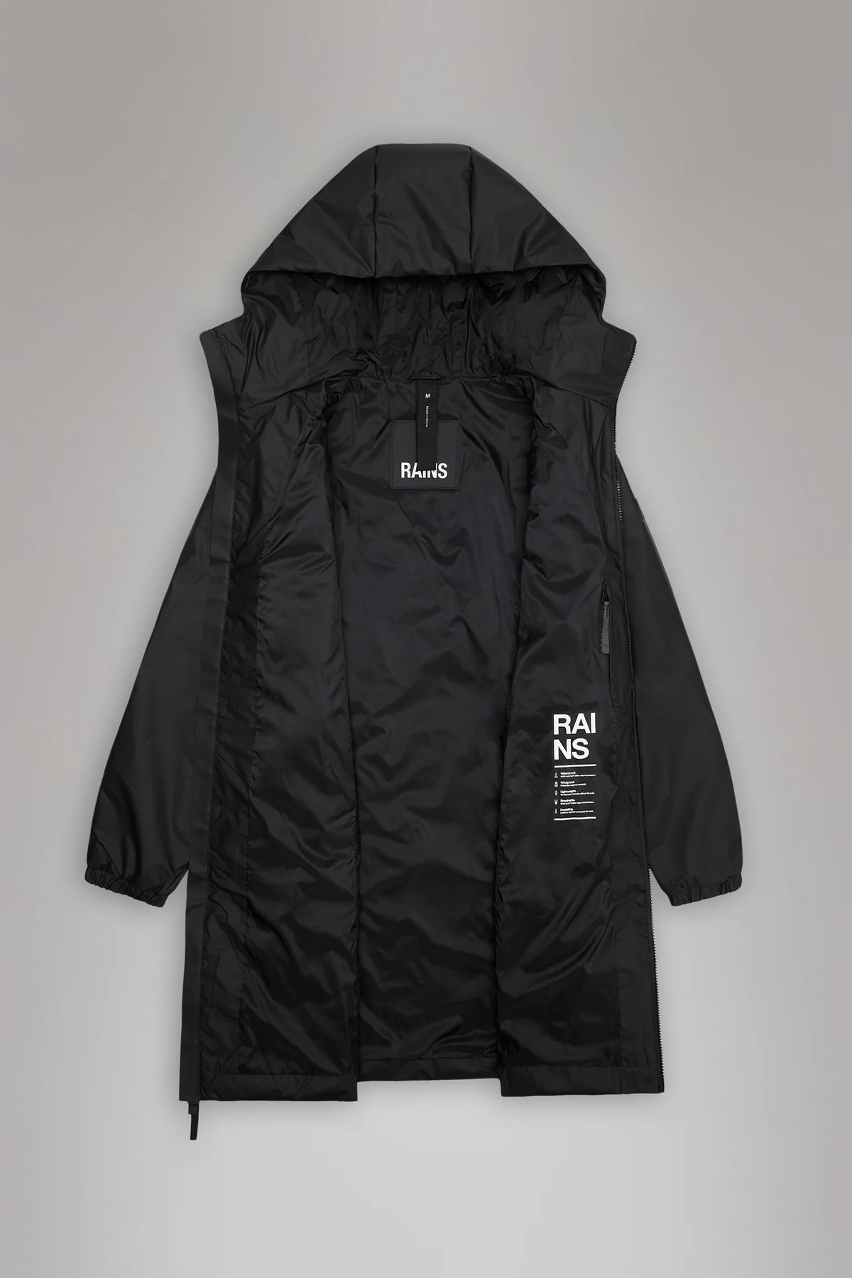 Lohja Long Insulated Curve Jacket W3T2 - Black