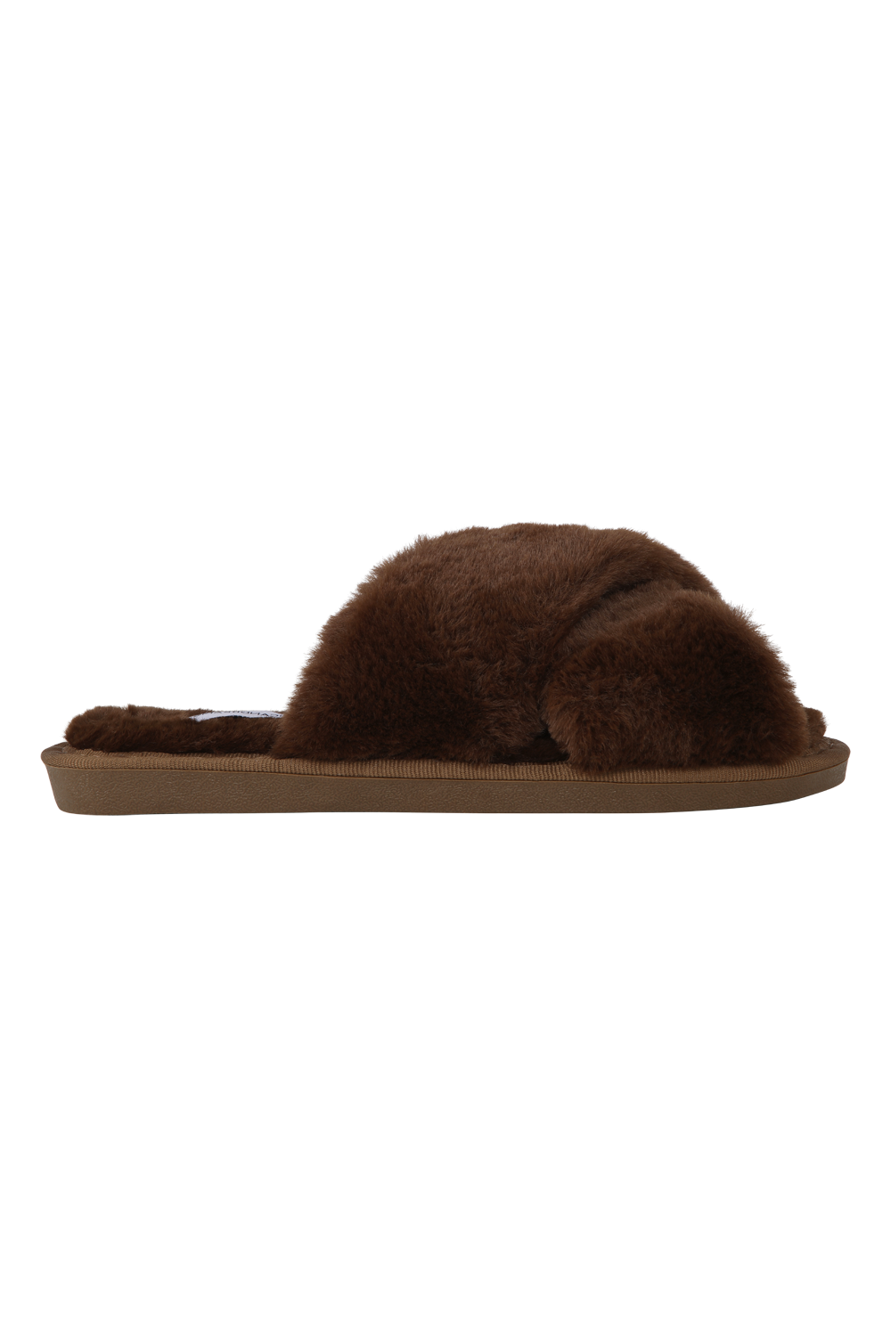 Lou Faux Fur Slippers - Brun