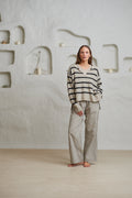 Lowry Stripe - Beige Combo