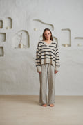 Lowry Stripe - Beige Combo