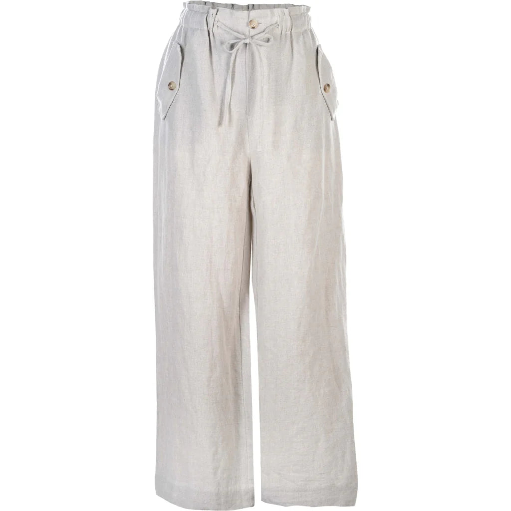 Lumi Linen Pants - Beige