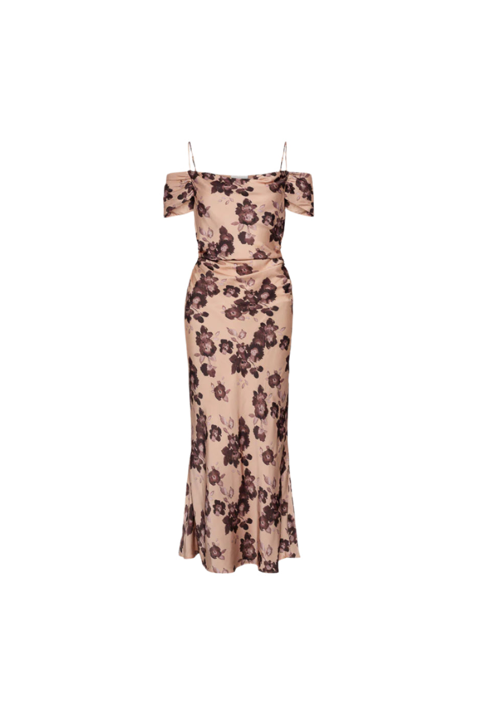 Lyra Dress - Terracotta Floral Print