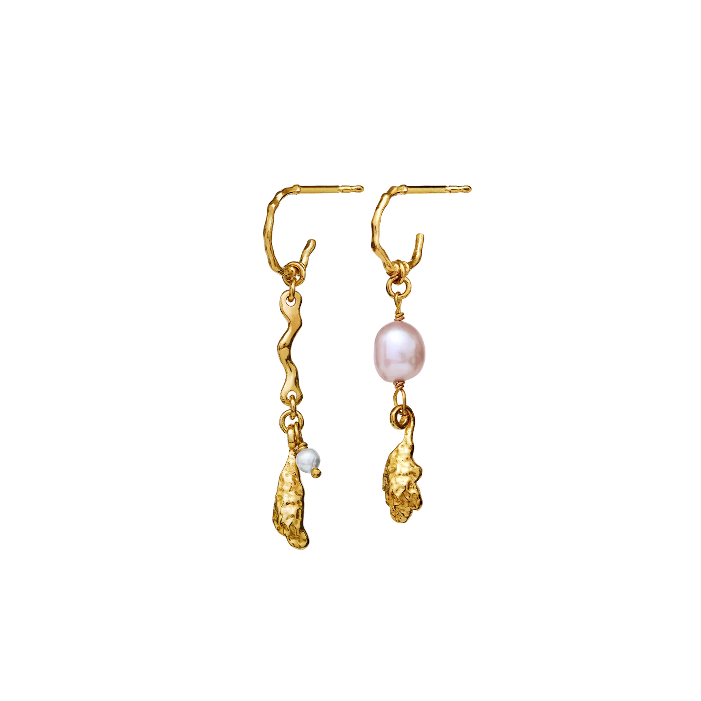 Lyric Earrings - Guld