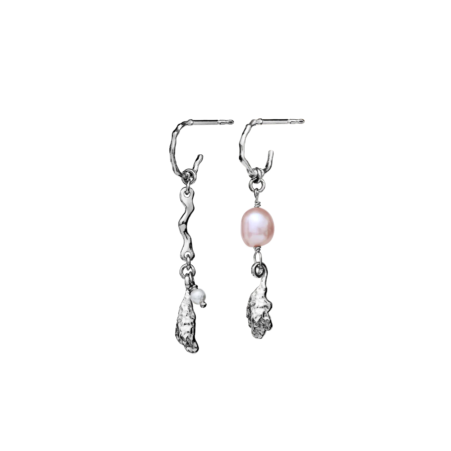 Lyric Earrings - Silver