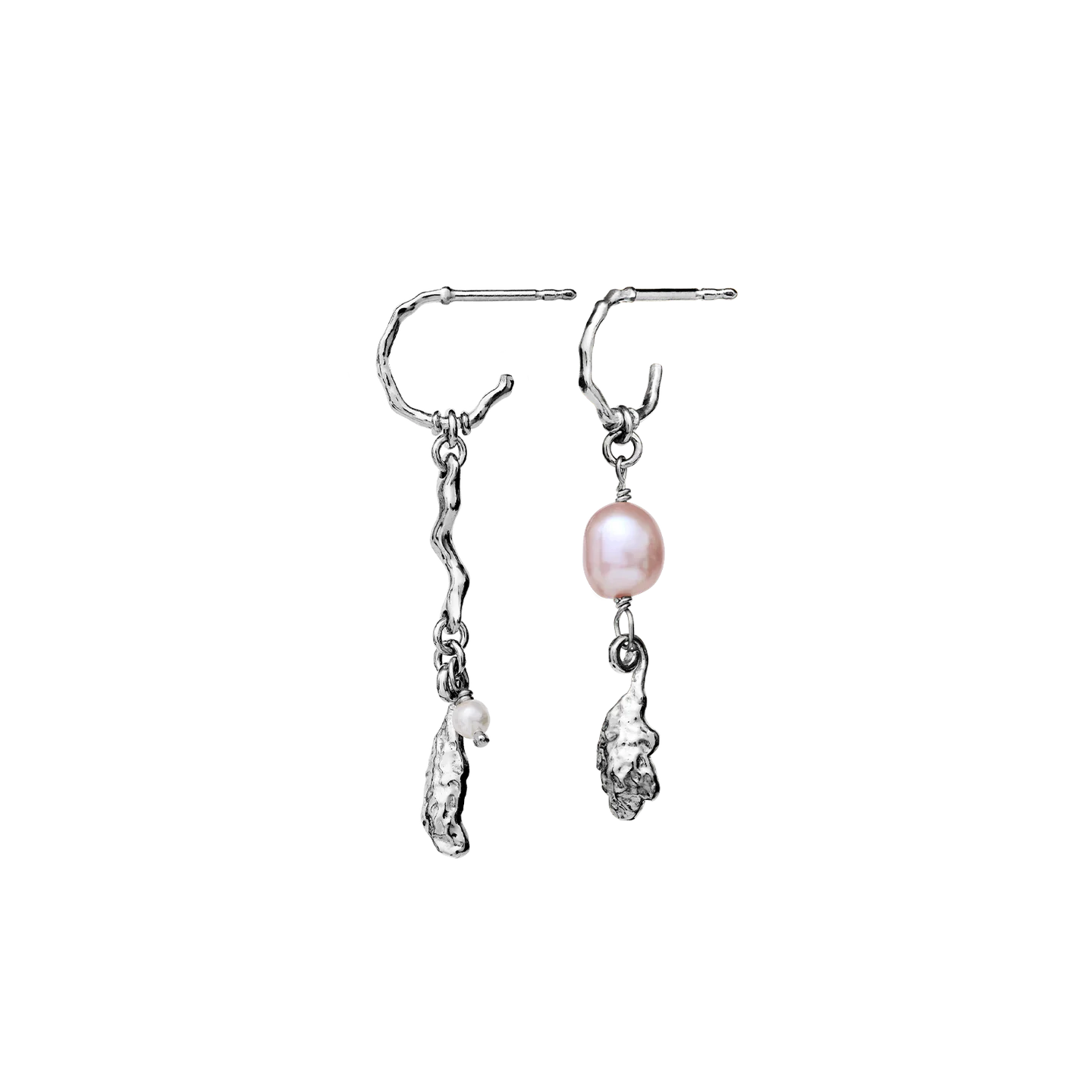 Lyric Earrings - Silver