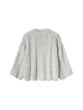 Lyza Knit - Ljusgrå Melerad