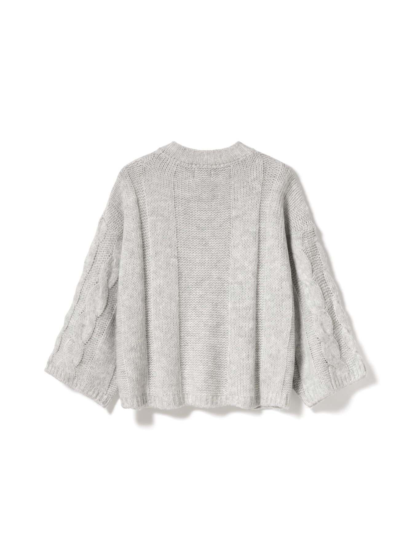 Lyza Knit - Ljusgrå Melerad
