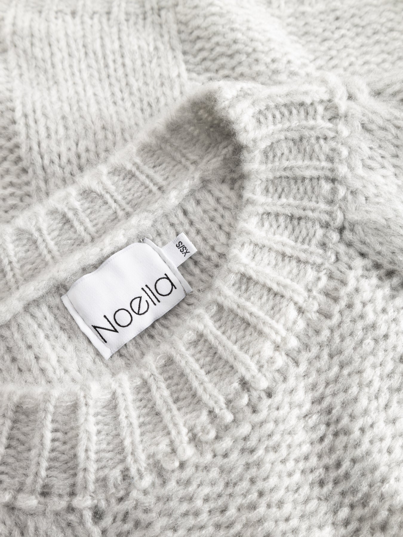 Lyza Knit - Ljusgrå Melerad