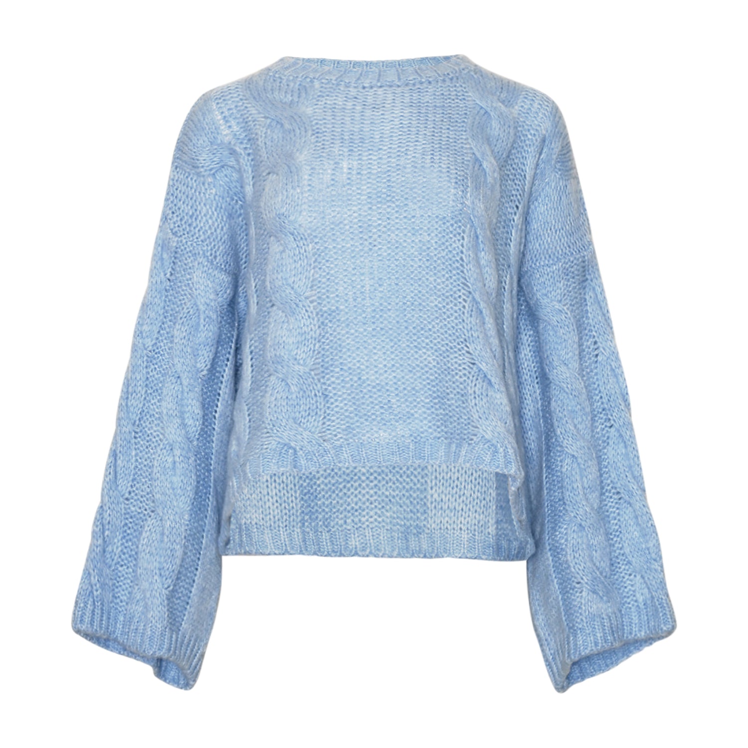 Lyza Sh Knit - Light Blue