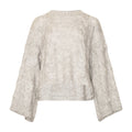 Lyza Sh Knit - Light Grey Melange