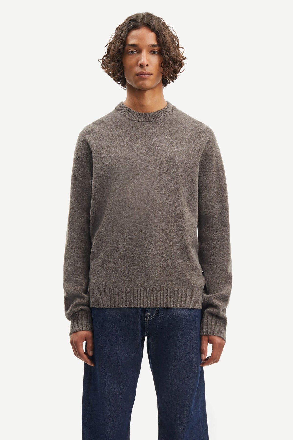 Isak Knit Sweater - Major Brown