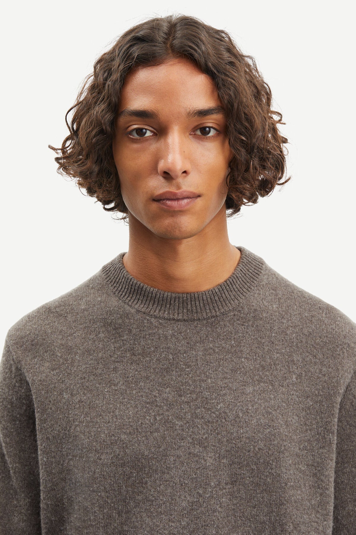 Isak Knit Sweater - Major Brown