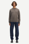 Isak Knit Sweater - Major Brown