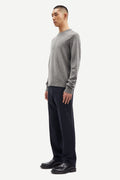 Isak Knit Sweater - Dark Grey Melange