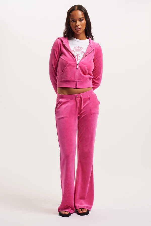 Caisa Ultra Low Rise Pants - Nostalgia Pink