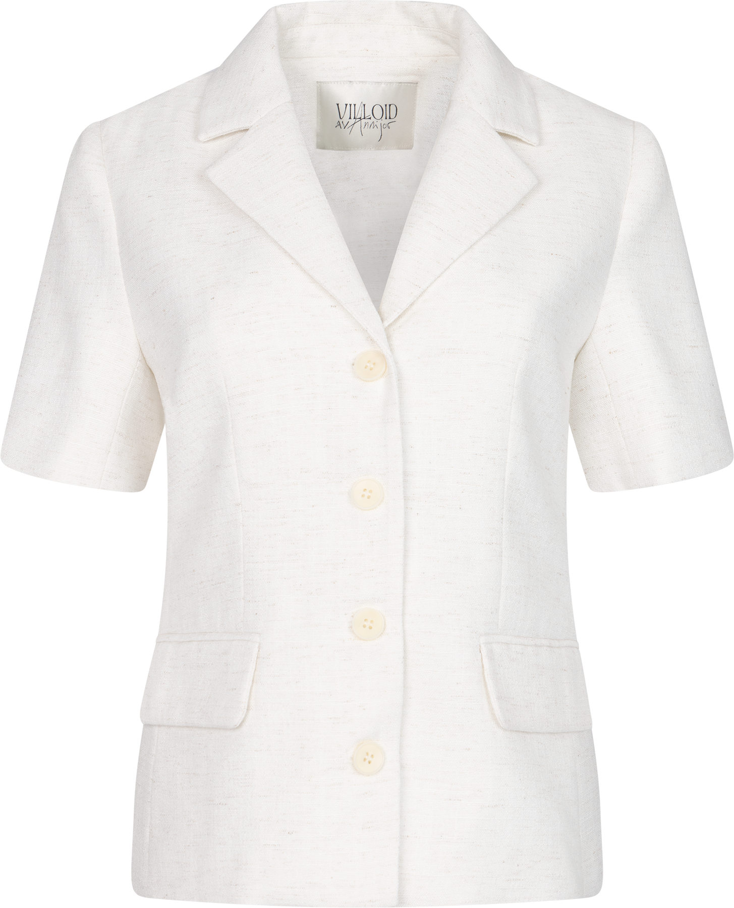 MA Kortärmad Blazer - Off White
