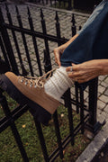 Cleated Derbies Suede - Cognac