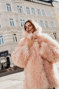 Ganni Long Pile Alternative Fur Midi-kappa - Mary'S Rose