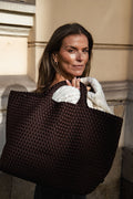 St Barths Medium Tote - Chocolate