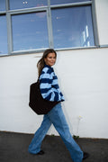 Frey Polo Sweater - Marinblå/Ljusblå