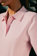 Esther Polo Knit Top - Rosa