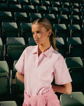 Esther Polo Knit Top - Rosa