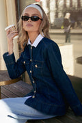 Pernilla Denimjacka - Mörkblå
