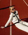 Jeanette Contrast Cardigan - Off White