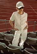 Amelia Short Sleeve Jacket - Off White