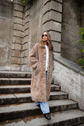Ingrid Faux Shearling Kappa - Camel