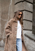 Ingrid Faux Shearling Kappa - Camel