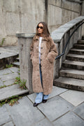 Ingrid Faux Shearling Kappa - Camel