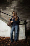 Lisa Stitch Pocket Cardigan - Marinblå