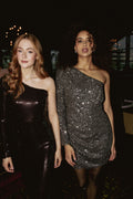 Venus Sequin Dress - Silver
