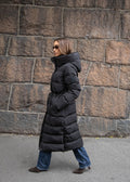 Sophie Long Down Coat - Black