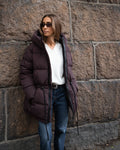 Pernille Down Puffer Jacket - Brun