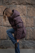 Pernille Down Puffer Jacket - Brun