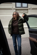 Maud Puff Jacket - Olive