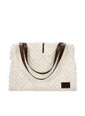 Tote Medium - Jacquard Nat/Bruciato