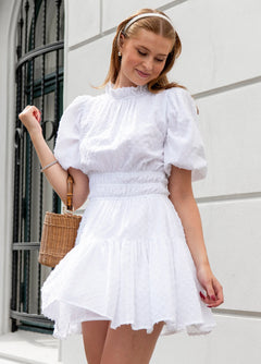 Louann Dress - Pure White
