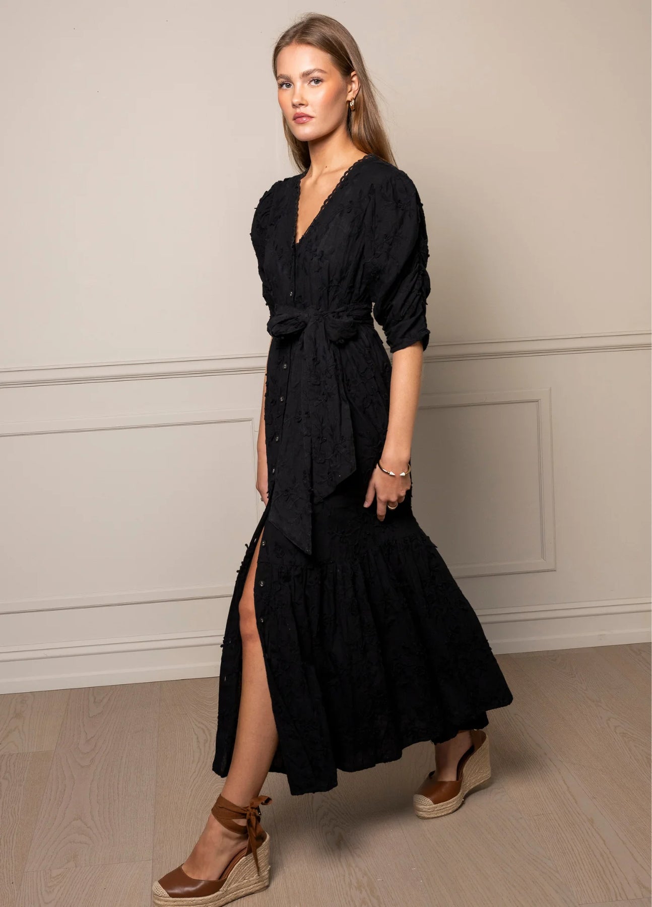 Sylvie Dress - Matte Black