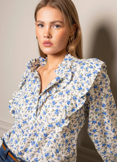 Maya Blouse - Spring Blue