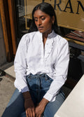 Ella Blus - Sugar White Poplin