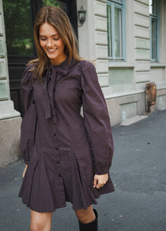 Vivienne Dress - Cocoa Poplin