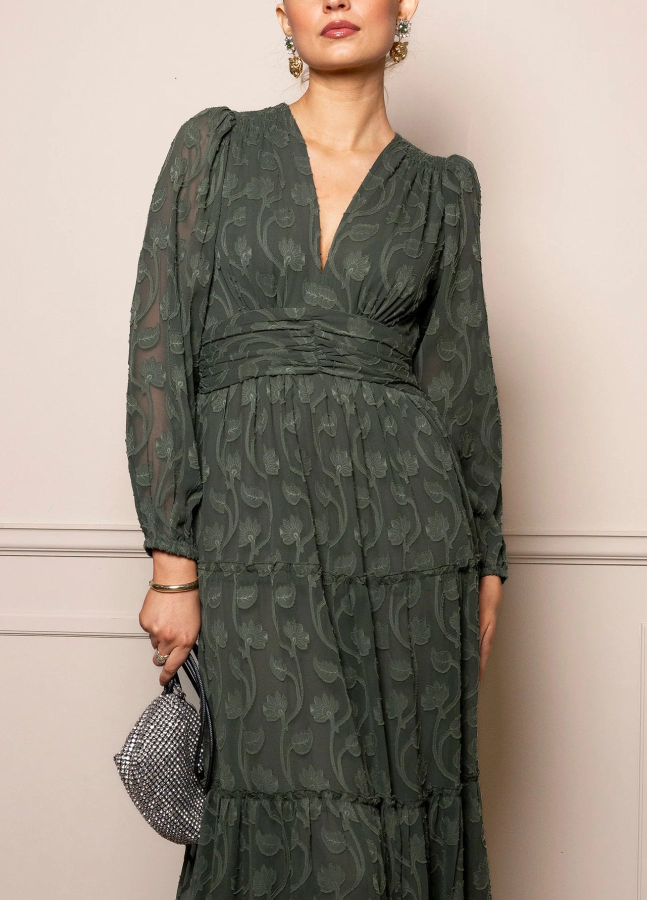 Noor Maxiklänning - Luxe Green
