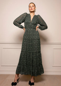 Noor Maxi Dress - Luxe Green