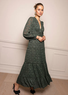 Noor Maxi Dress - Luxe Green