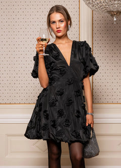 Blake Dress - Black Bloom